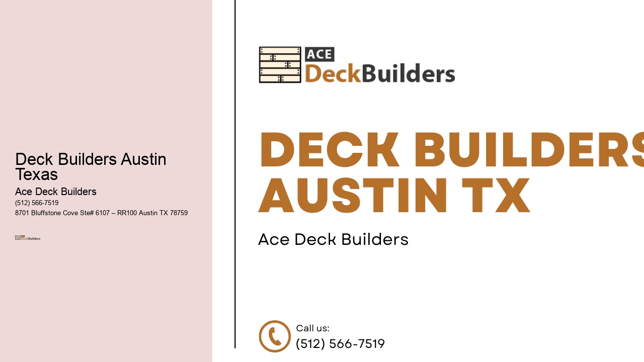 Deck Builders Austin Texas 