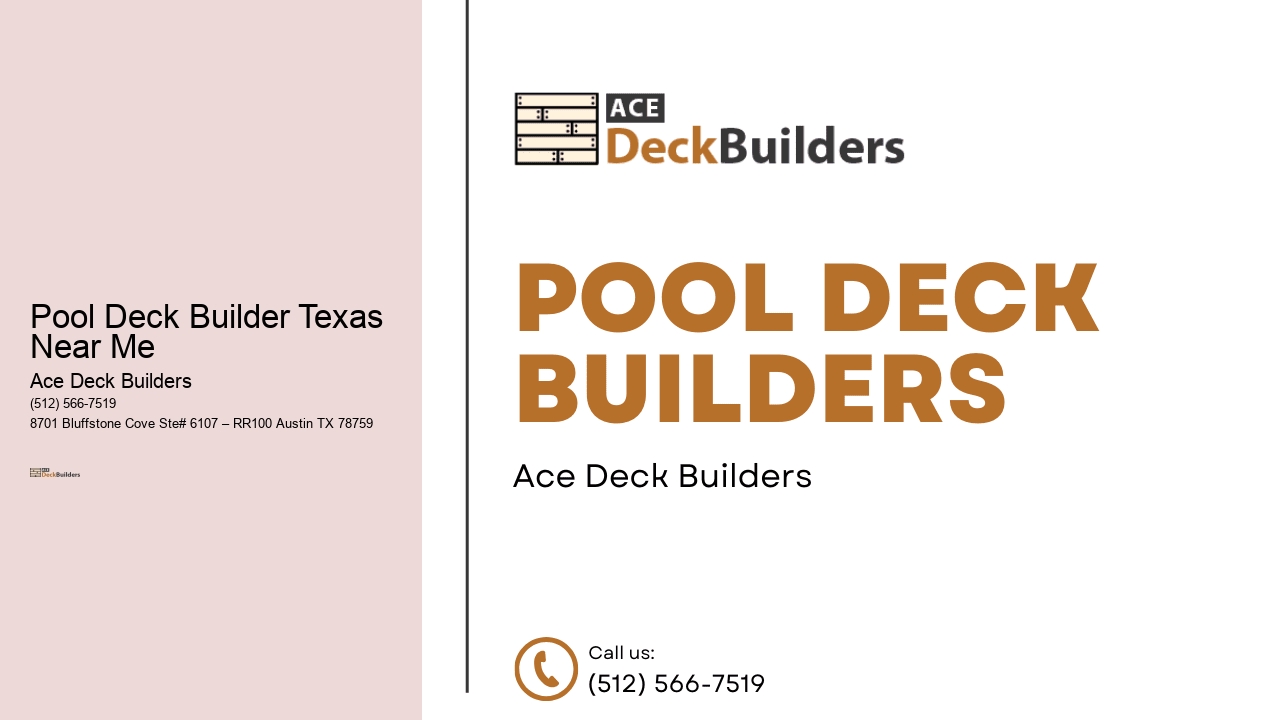 Pool Deck Builder Texas  Near Me