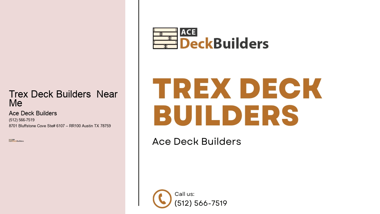 Trex Deck Builders  Near Me